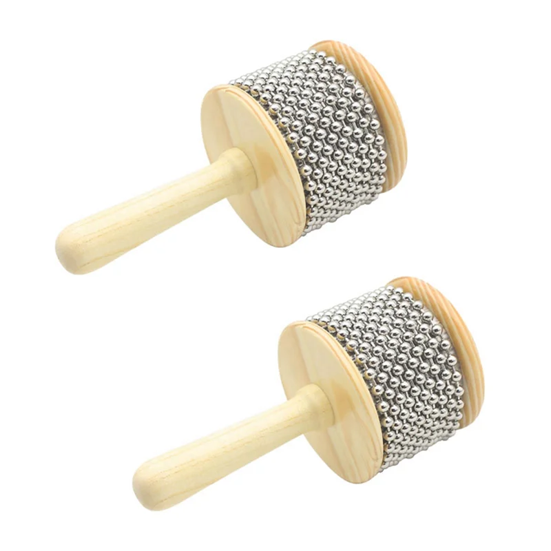 

AZZ-Wooden Kabasa, Steel Ball Hand Crank Toy, Portable Children's Teaching Instruments for Home and Kindergarten.