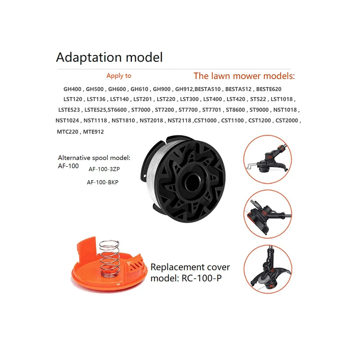 Spool for -100-3ZP String Trimmers