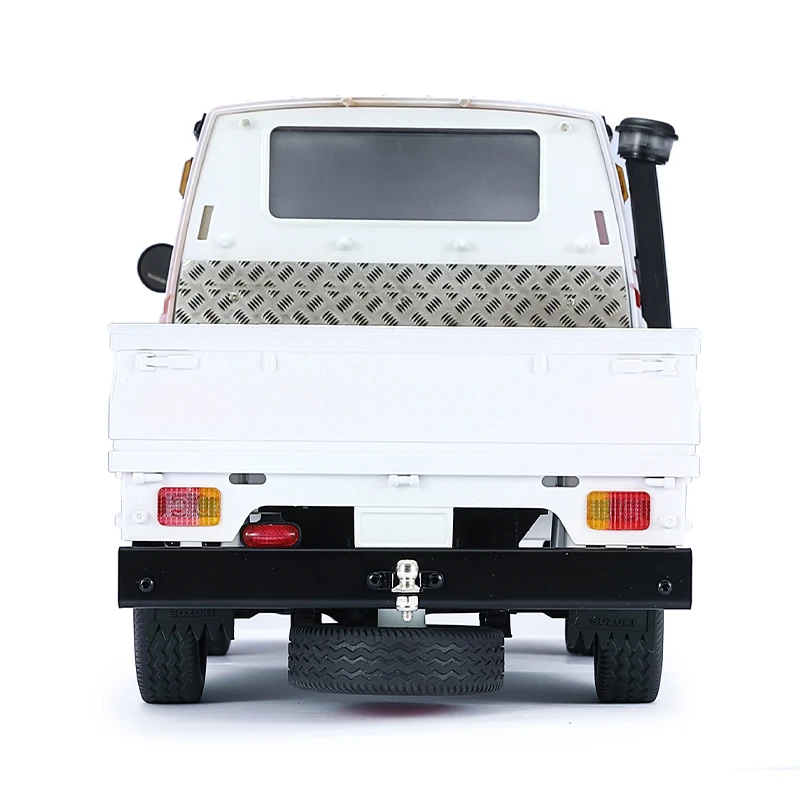 For WPL D12 Metal Rear Bumper With Trailer Hitch Tow Hook 1/10 RC Car Upgrade Parts Accessories