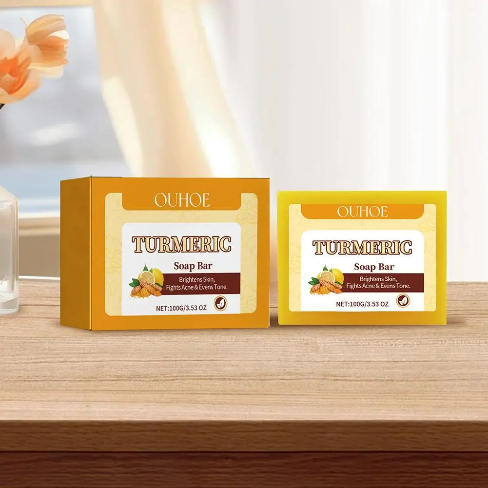 Lemon Turmeric Acid Soap Orange Evens Skin Tone Skin Brightening Cream Smooth Body Skin Soap Bath Moisturise Your Soap O6M1