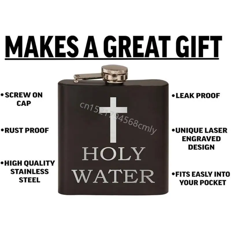 Stainless Steel Outdoor Holy Water Bottle 2