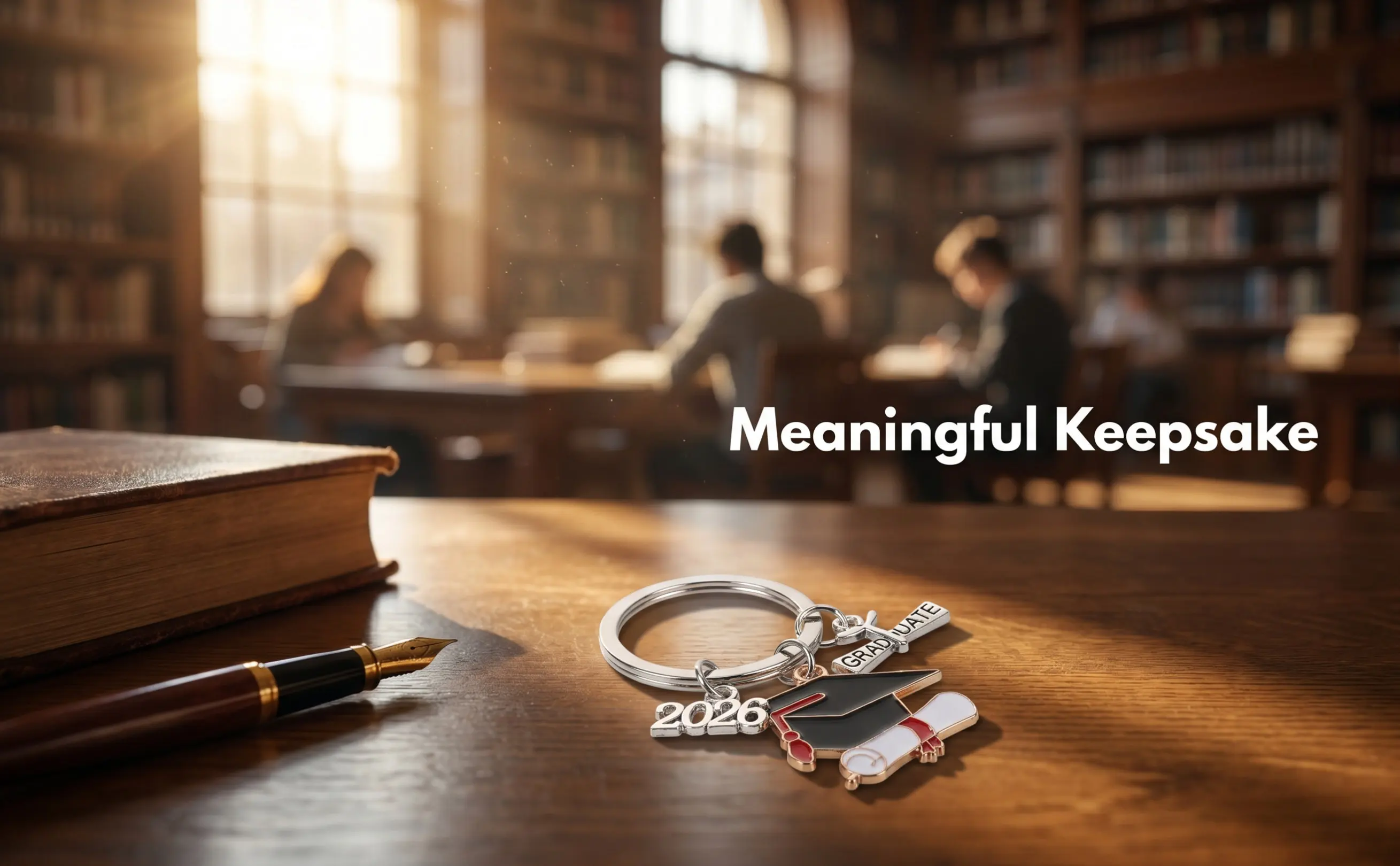 8Pcs Graduation Keychain Bulk Grad Cap Tassel Zinc Alloy Graduation Season Keychain Student Gift Graduate Keychains