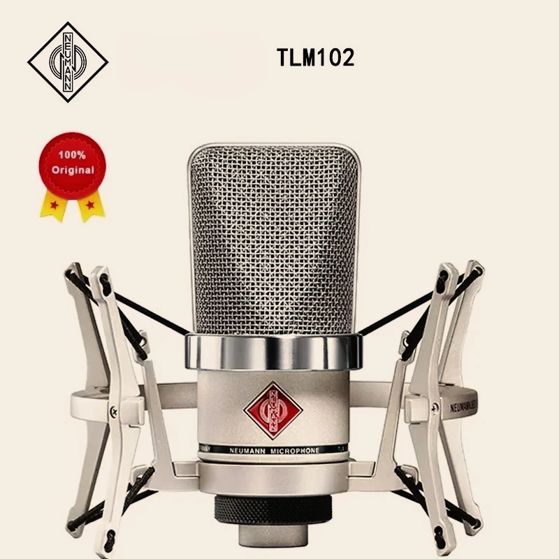 TLM102 Professional Condenser Microphone Recording Live Singing Microphone Equipment Karaoke TLM 102 Mic