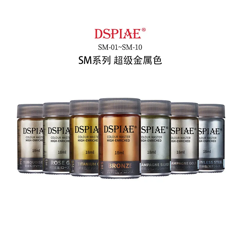 Paint Nitrooiliness Super Metallic Color Model Tool 18ml SM Series