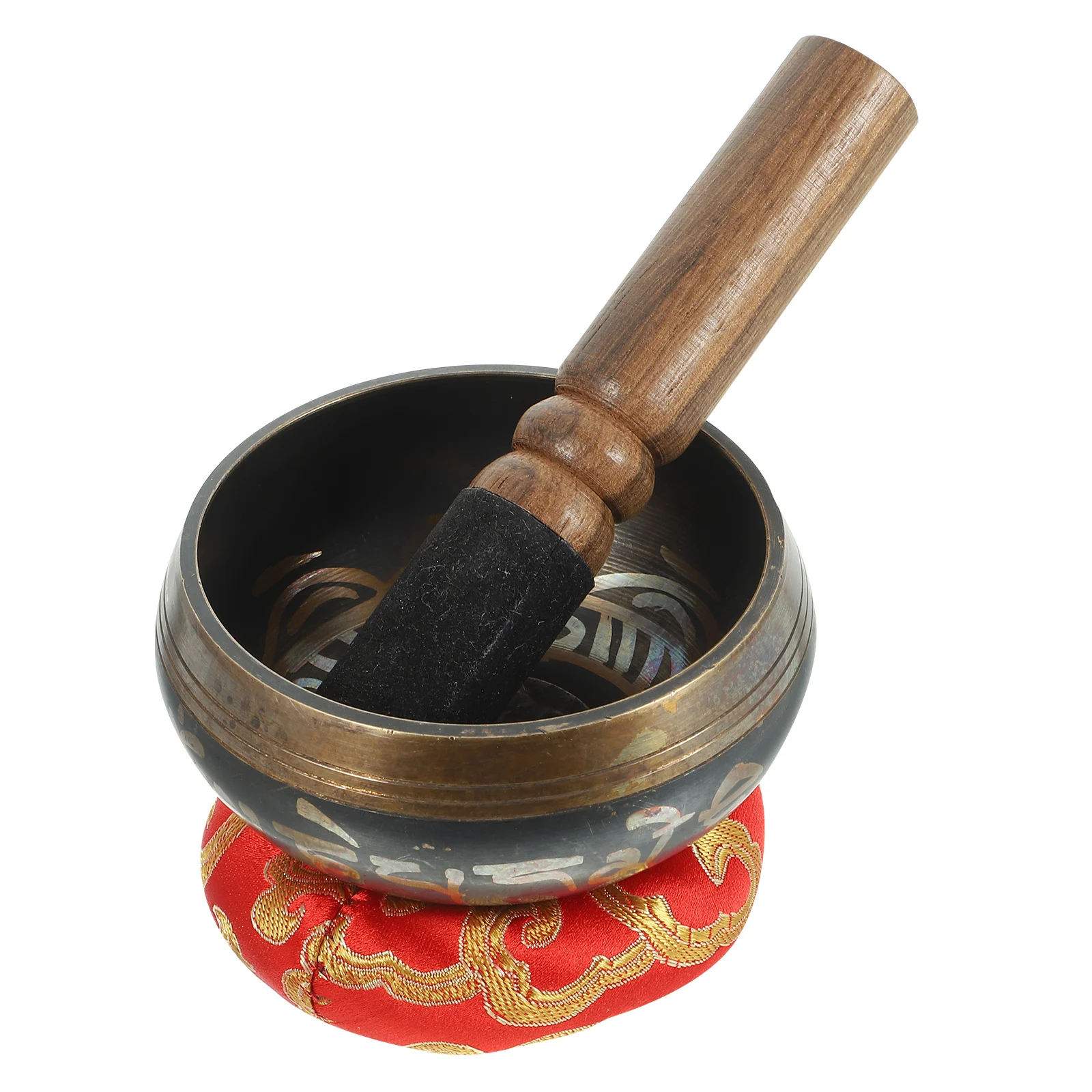 

Unique Tibetan Singing Bowl Zen Decor Meditation Accessory For Spiritual Relaxation