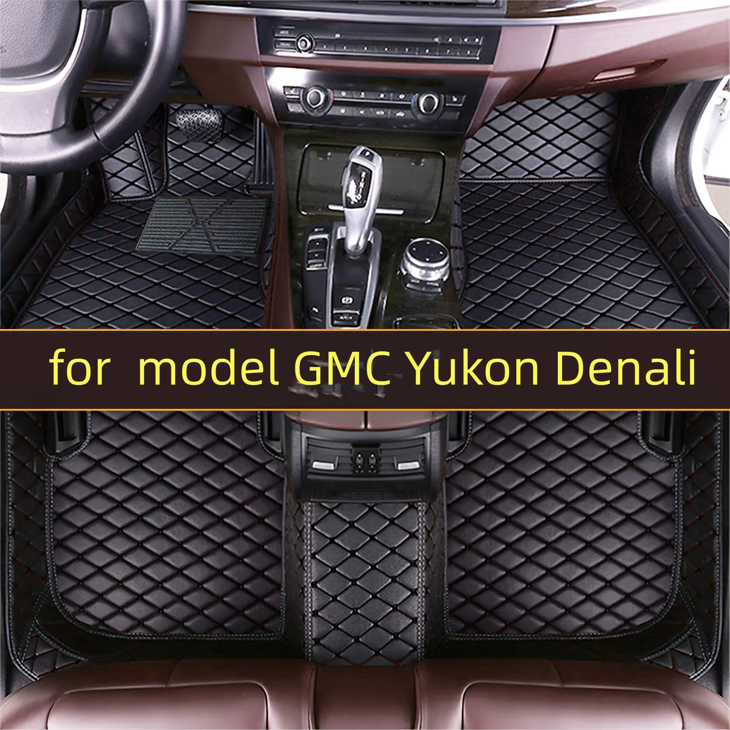 

Автоматические кожаные коврики для модели GMC Yukon Denali 2009 2010 2011 2012 2013, напольные автомобильные коврики на заказ, коврики для ног автомобиля
