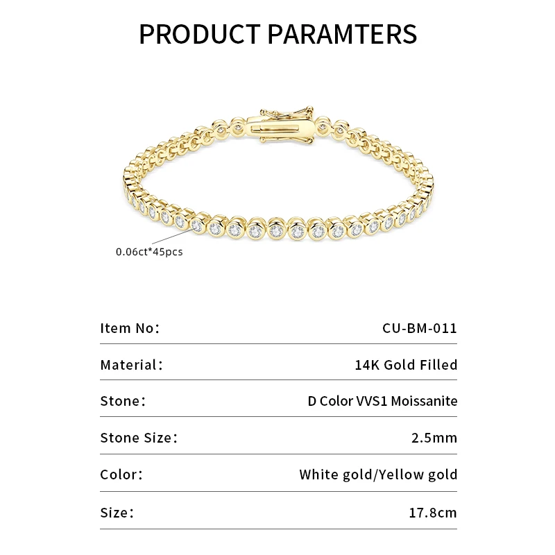 Thumbnail 2 - #70 Highest Rated Moissanite Bracelets to Buy in 2026
