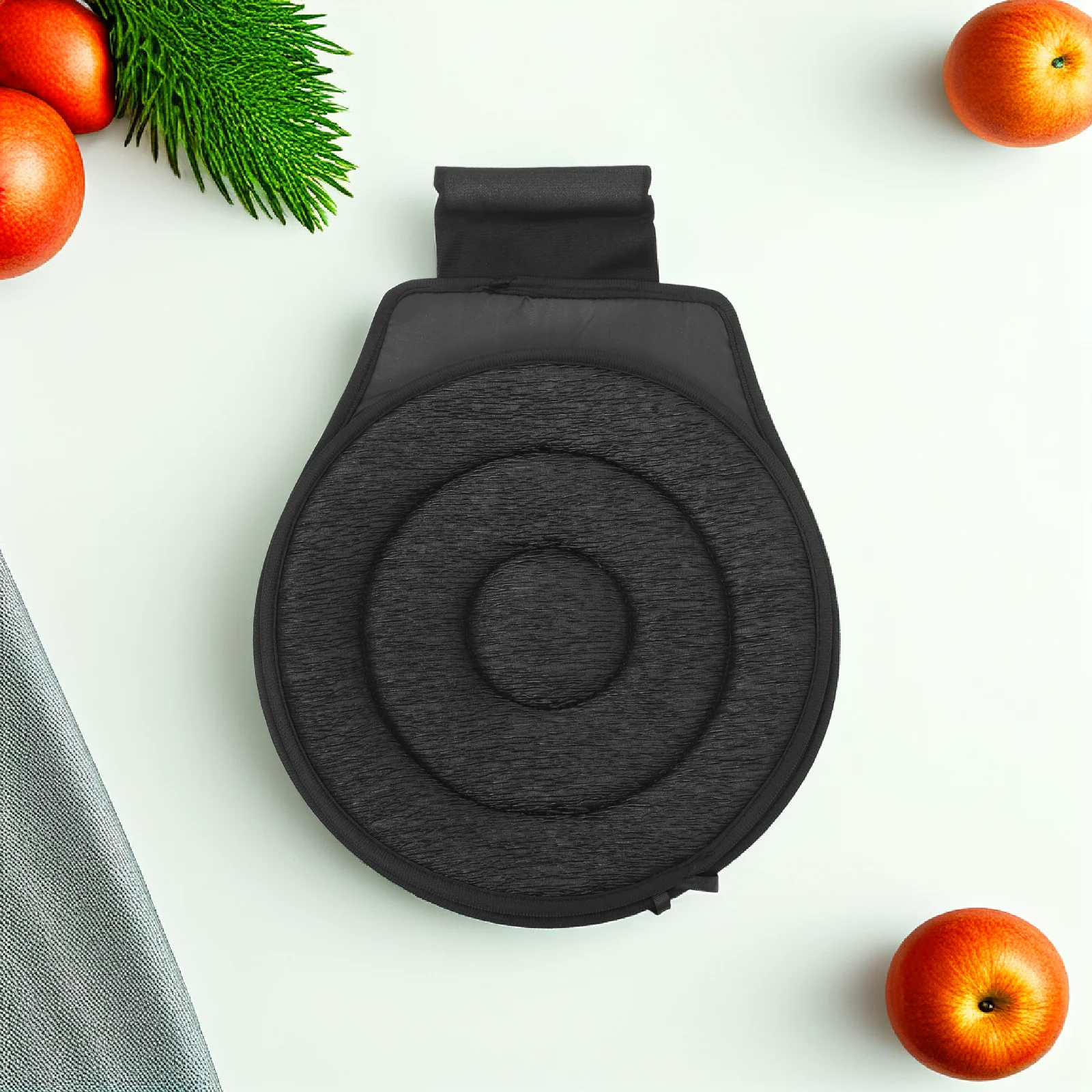 

Rotating Swivel Cushion for Car Seat Double Ring Black Portable Soft Pregnant Women Elderly Office Use Comfortable EVA Material