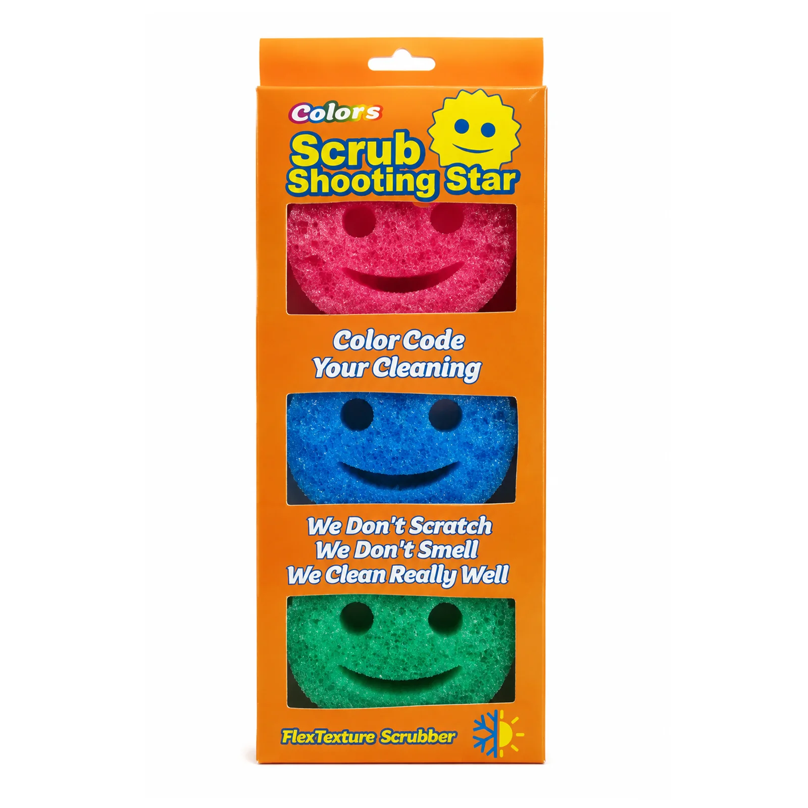 Kitchen Sponges - Dual-Sided Dish Sponges for Scrubbing - Non-Scratch Cleaning Sponges for Washing Dishes, Bathroom & Multi-Surface Cleaning - Online Exclusive (3 Count)