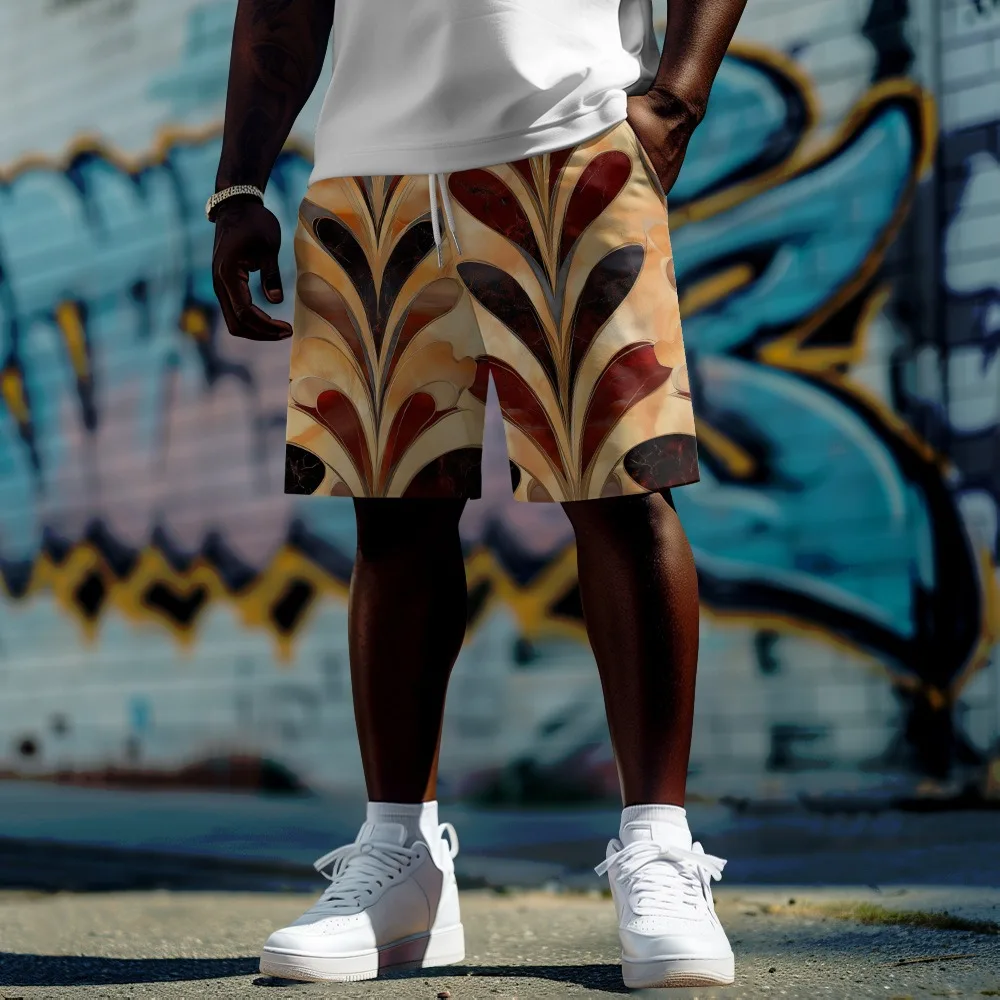 

Men's Color Camouflage Mesh Breathable Sport Shorts Summer Casual Running Shorts Hip Hop Streetwear Couple Punk Beach Bottoms