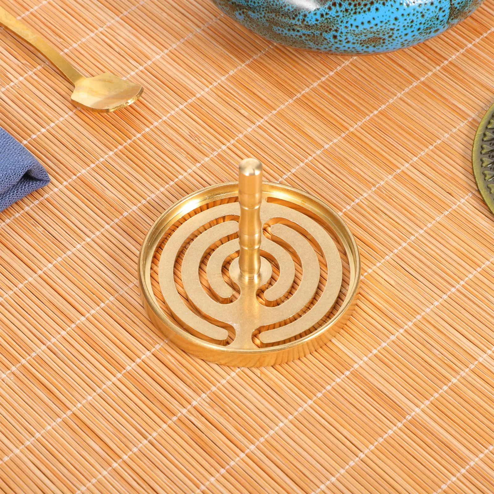 

Creative Pattern Incense Press Mold Copper DIY Supply for Living Room Bedroom Hotel Bar Tearoom Incense DIY Mold Tool