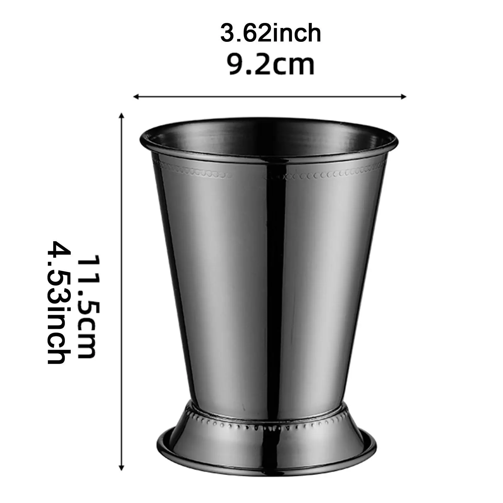 Stainless Steel Cocktail Cup Practical Teacup for Mixed Drinks Hotel Office