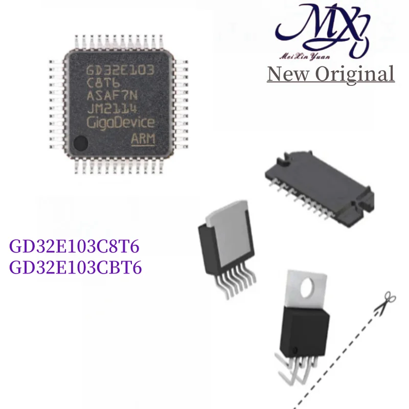 MXY GD32E103C8T6 GD32E103CBT6 LQFP-48 MCU Microcontroller chip IC new original