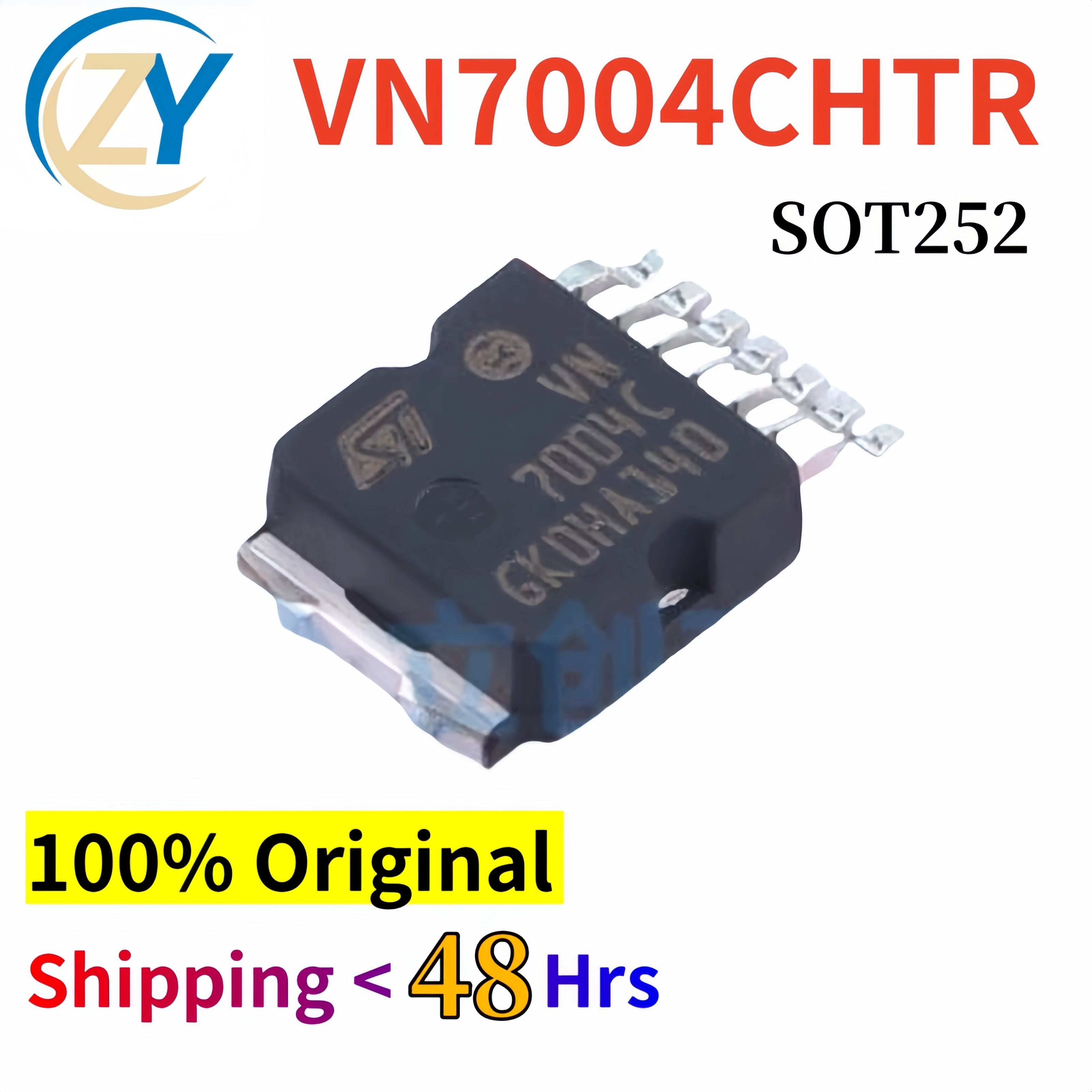 (2pcs) VN7004CHTR Gate Drivers VN7004 SOT-252 4V - 28V 100% Original & In Stock