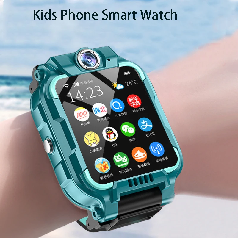 Smart Watch Student Kids GPS HD Call Voice Message Waterproof High-quality Smartwatch for Children Remote Control Photo Watch