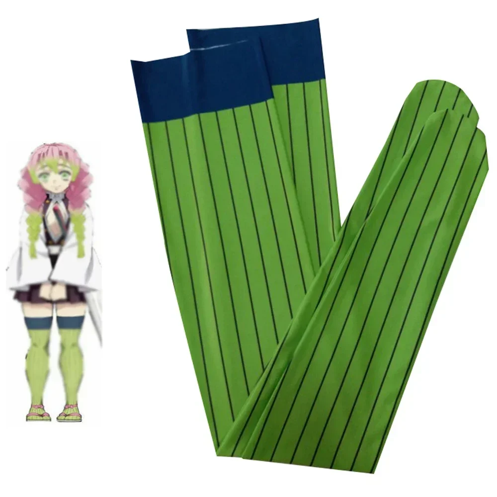

CosplayCosplay Kimetsu No Yaiba Long Socks Kanroji Mitsuri Halloween Cosplay Over Knee Socks Stockings for Women