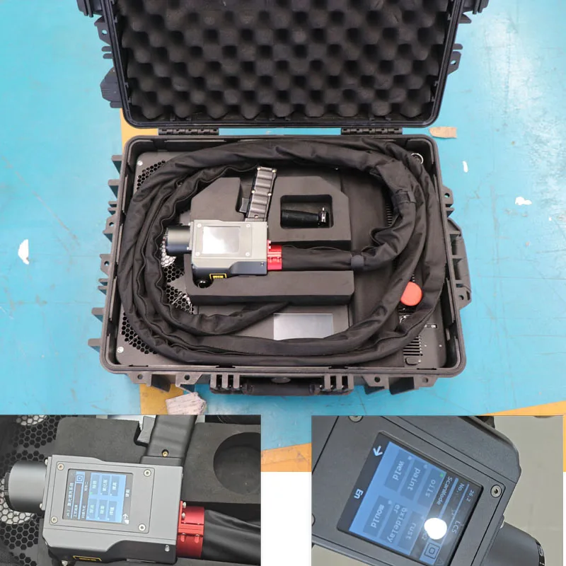 

AccTek Pulsed 500w Luaage Etch Rust Cleaning Machines for Sculpture Remove with Wear or Maintenance Granite Marble