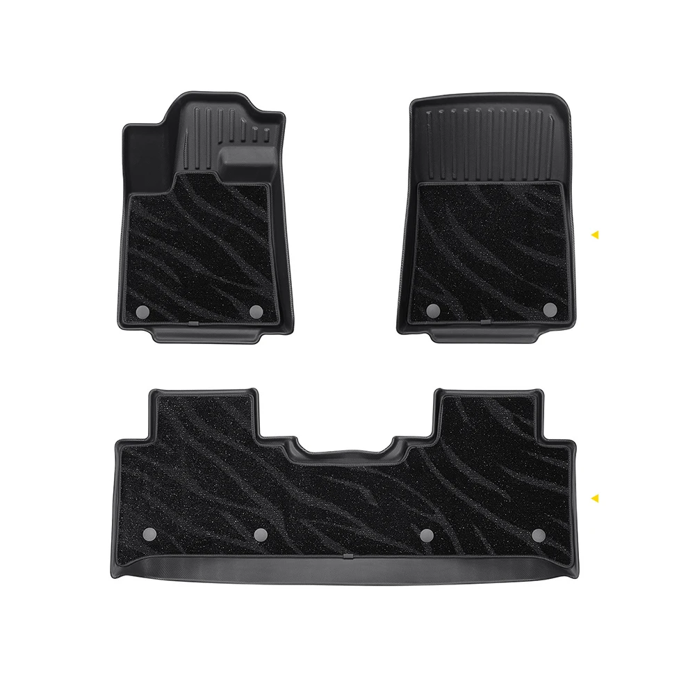 Car TPE Foot Mat Double-layer Starry River Carpet Fit for Chery G700 5/6 Seats Wear Resistant Scratch Resistant Special Foot Pad