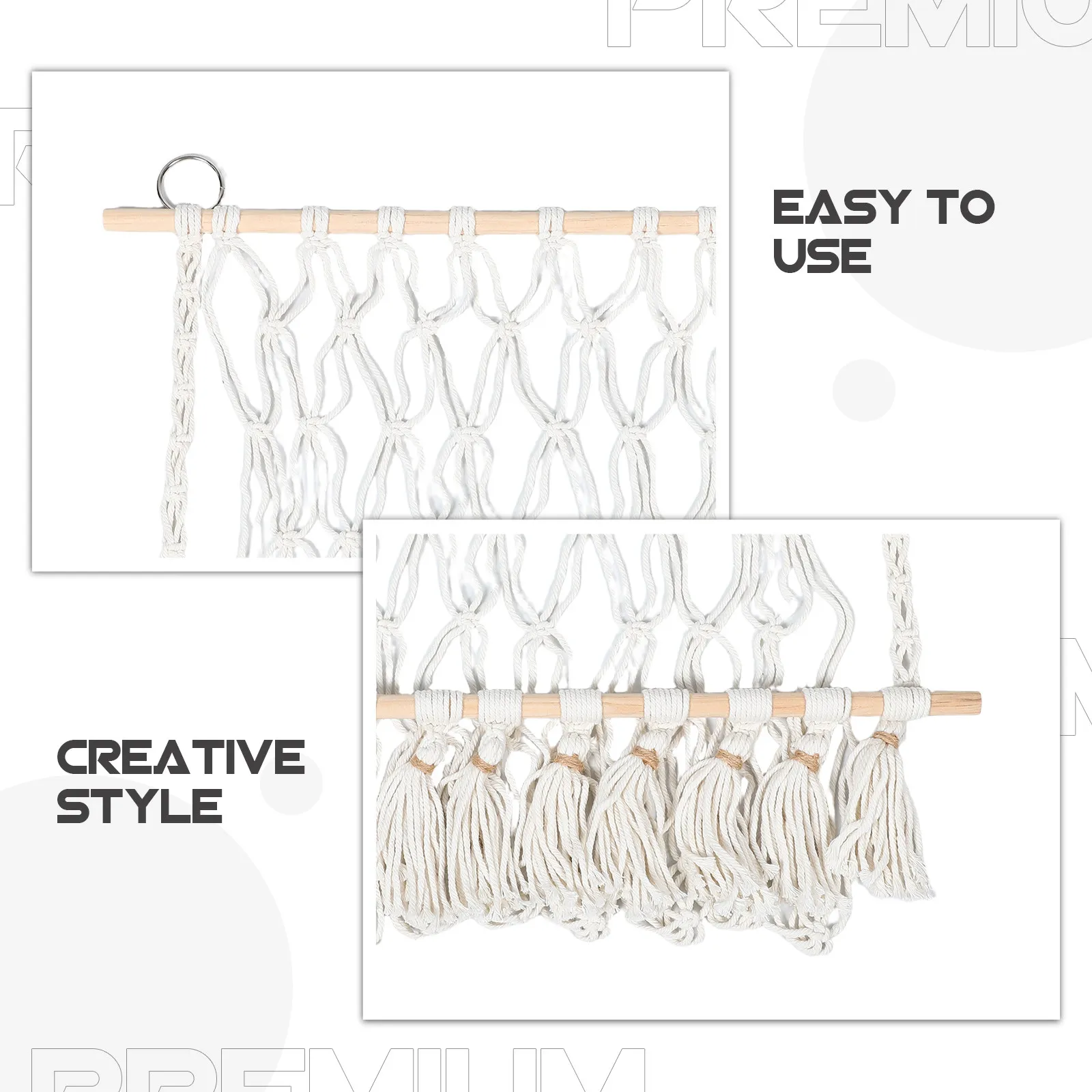 Stuffed Animals Storage Net Organizer Minimalist Boho Hanging Room Nursery Wall Decoration Organiser