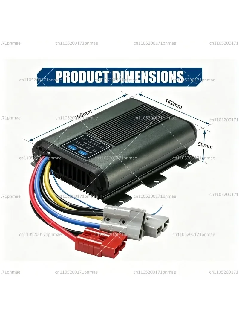 40A MPPT Solar Charger Dual Battery DC-DC System for Vehicle Applications Vehicle Solar Charging Controller