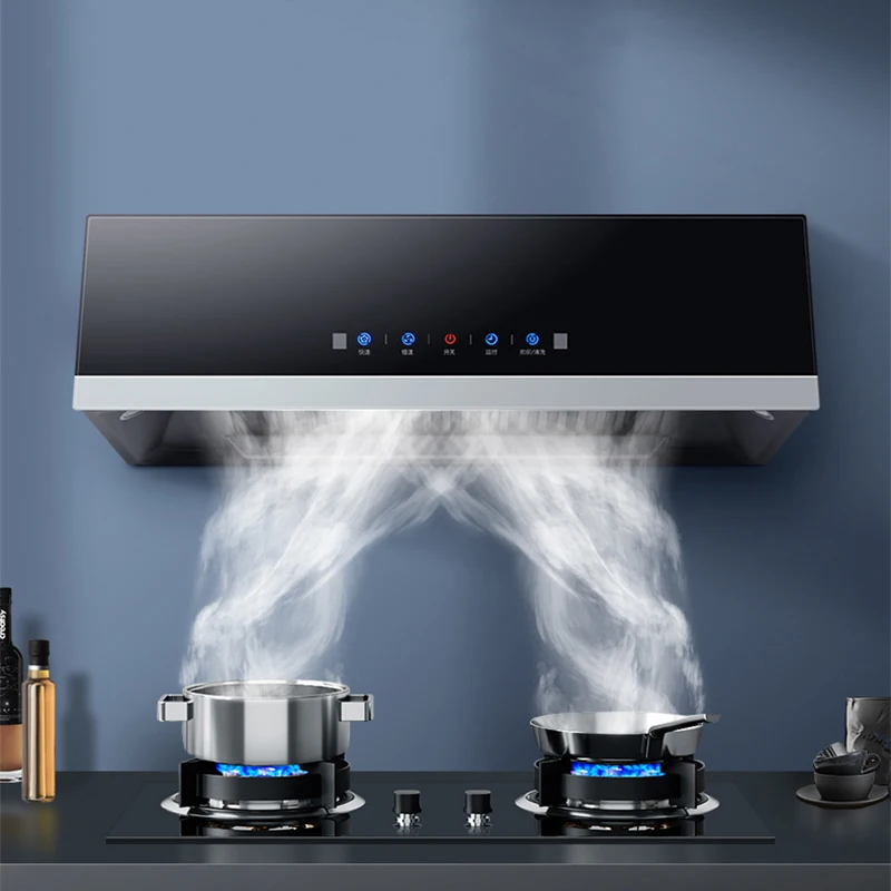 

Range Hood Home Kitchen Large Suction Small Oil Hat Machine Top Suction New Range Hood
