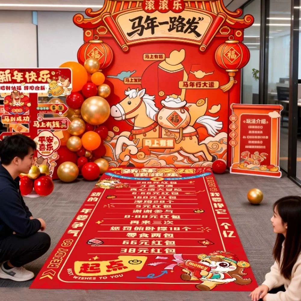 

Модный полиэстеровый новогодний игровой ковер «сделай сам», большой игровой коврик на колесиках с бутылкой, красная новинка, напольный игровой реквизит для кемпинга