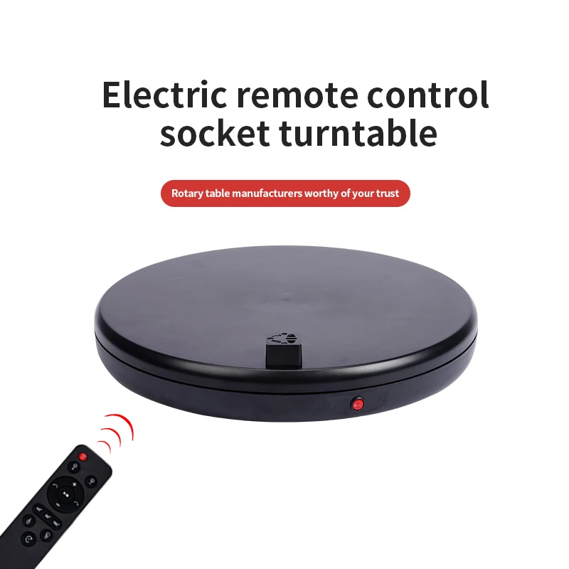 45cm Remote Control Turntable Intelligent Electric Noiseless Exhibition Rotary Table for Christmas Tree Household Appliances