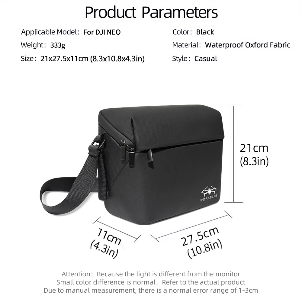 

For DJI NEO Storage Bag NEO Travel Bag NEO Shoulder Storage Bag Drone Storage Bag Dust-proof and Scratch-proof