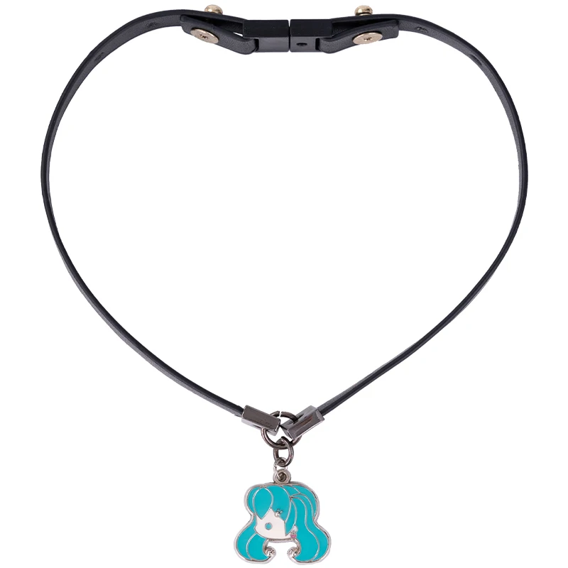 Moeyu Hatsune Miku Ketting Chocker Vrouwen Mannen Kraag Lederen Kettingen Sieraden Verstelbare Vocaloid Figuur Halsketting Origineel