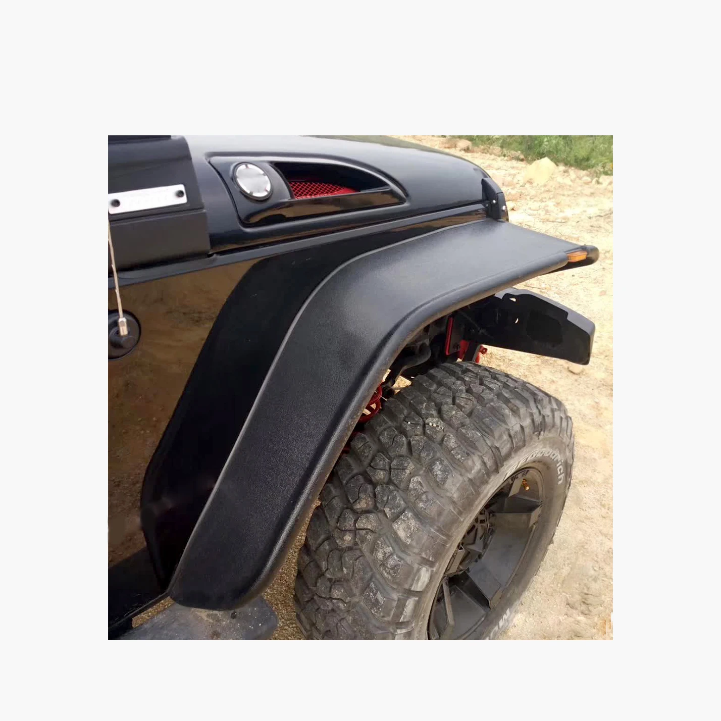 

Maiker Car Parts Wheel Fender Crusher Flares Trim For Jeep Wrangler JK Mud Guard Accessories