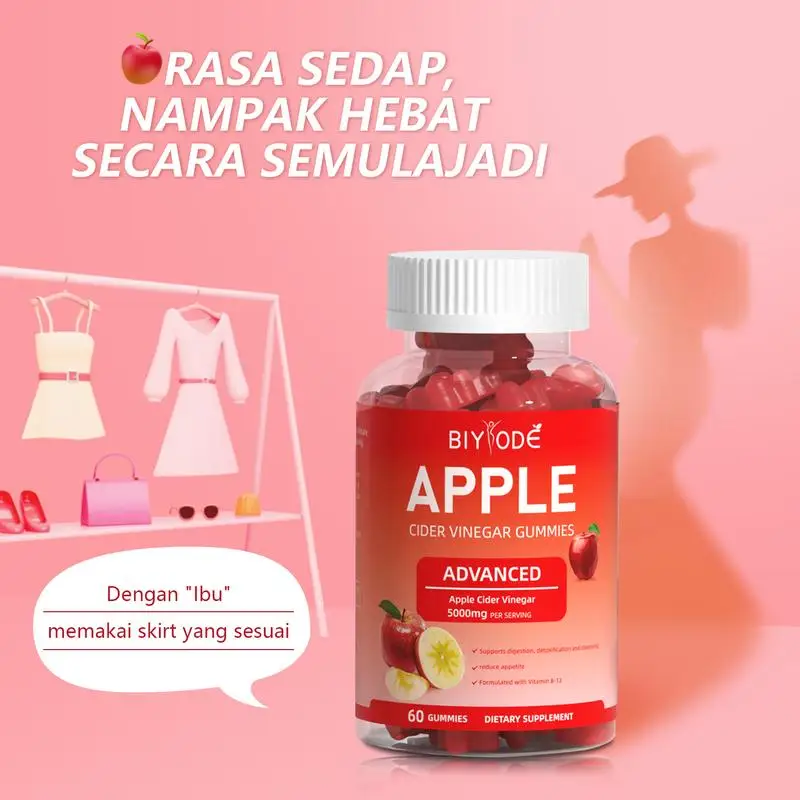 

Конфеты с уксусом Apple Cider — поддерживает иммунитевую систему, метаболизм, пищеварение, детоксикацию и здоровье кишечника