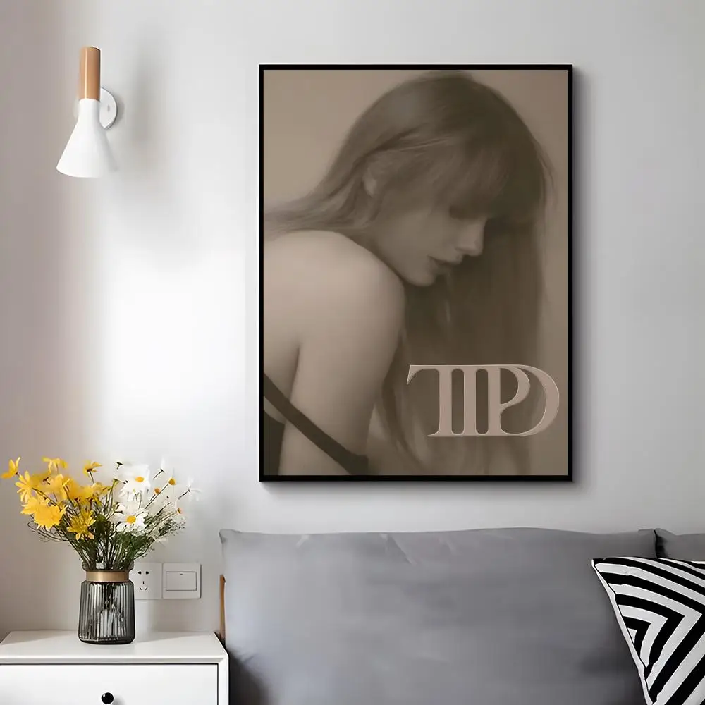 Pop Album T-The Tortured Poets Department Poster Modern Luxury Wall Poster Home Decor Space Enhancer