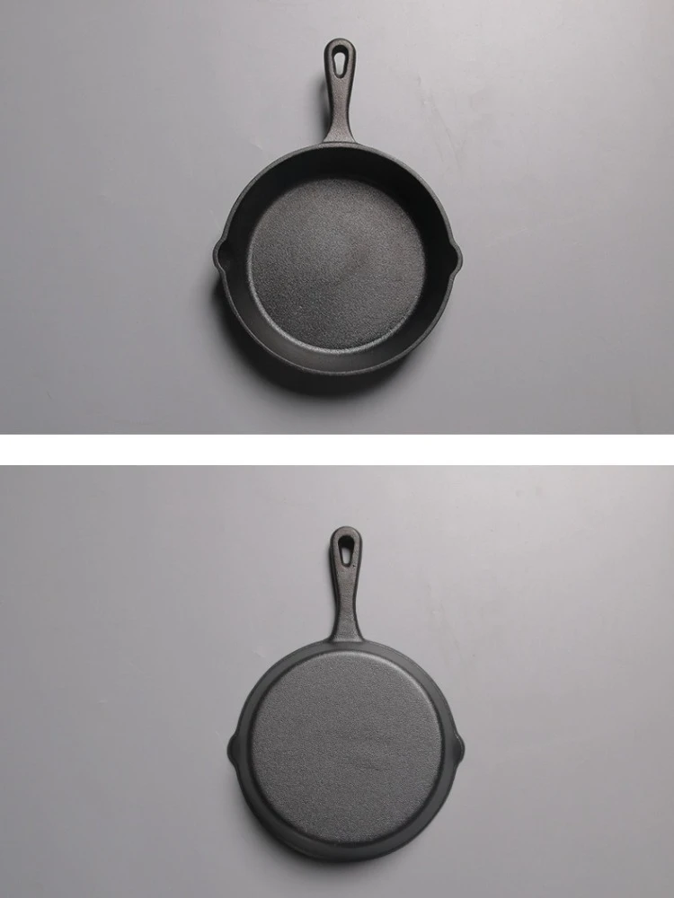 Чугунная мини-сковорода для омлета с антипригарным покрытием, омлет, клецки, божественная горячая сковорода, омлет для завтрака, портативная маленькая кулинария яиц