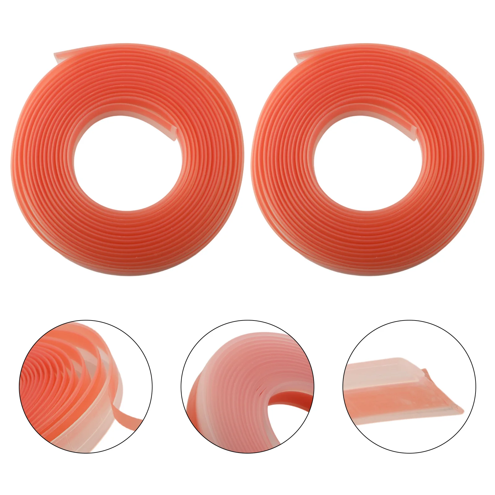 

Saw Guide Rail Accessories Set of Two For Splinter Guards Compatible with SP5000 Track Saws Each Strip is 1 4 Meters Long