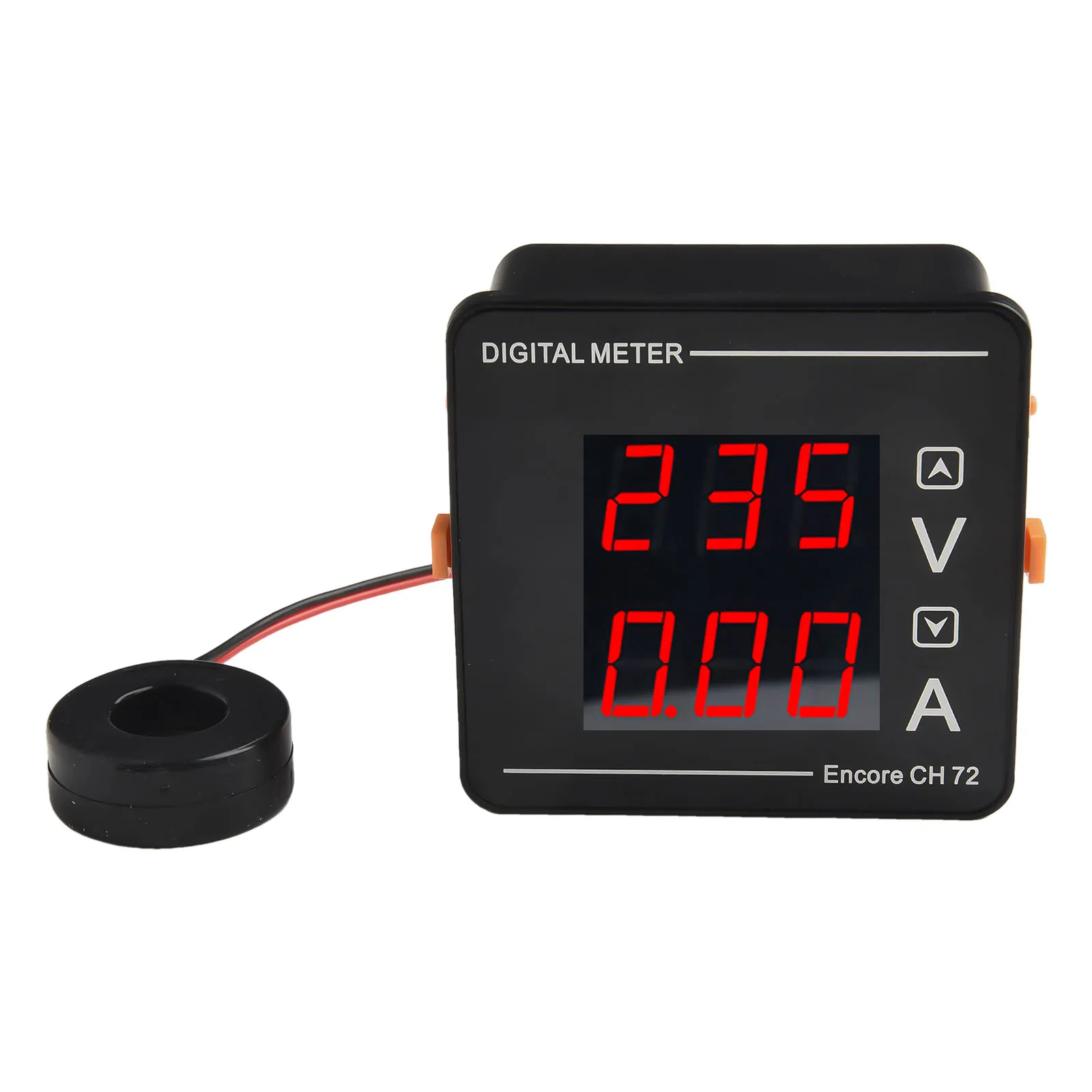 Ammeter AC Voltage Meter 68*68mm Opening Size Current Meter Self-Sufficient Operation Versatile Wire Integration
