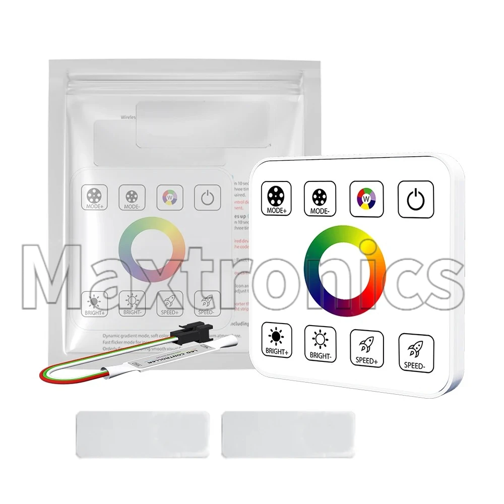 DC5-24V 86 Touch Panel Mini RGB Controller Running Water Flowing Horse Race Led Strip Dimmers for RGBIC WS2811/WS2812B LED Lamp