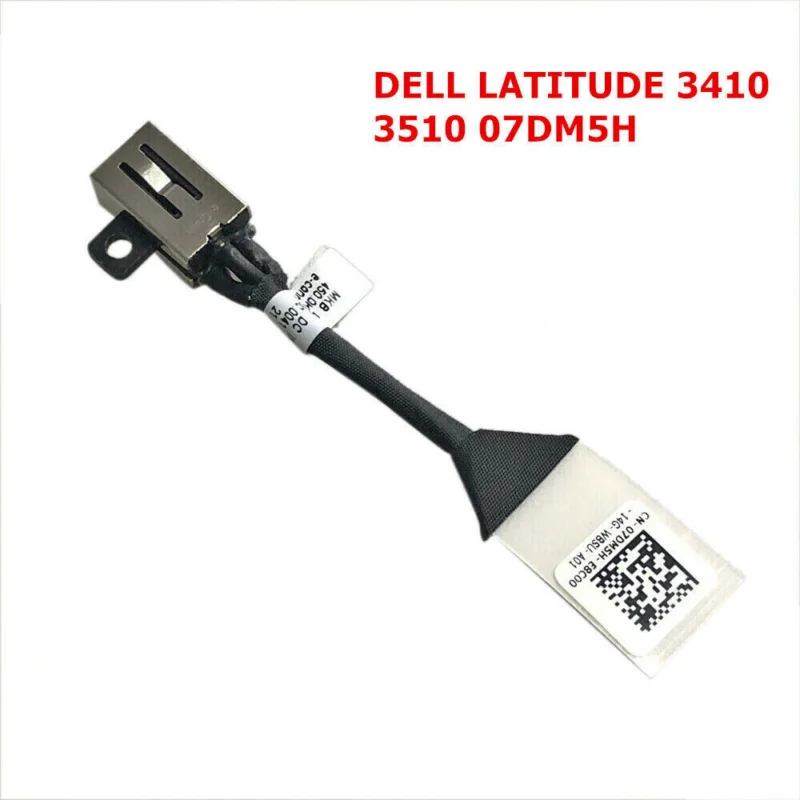 

10X DC Socket For Dell Latitude 3410 3510 DC Power Jack 07DM5H 450.0KD0C.0041