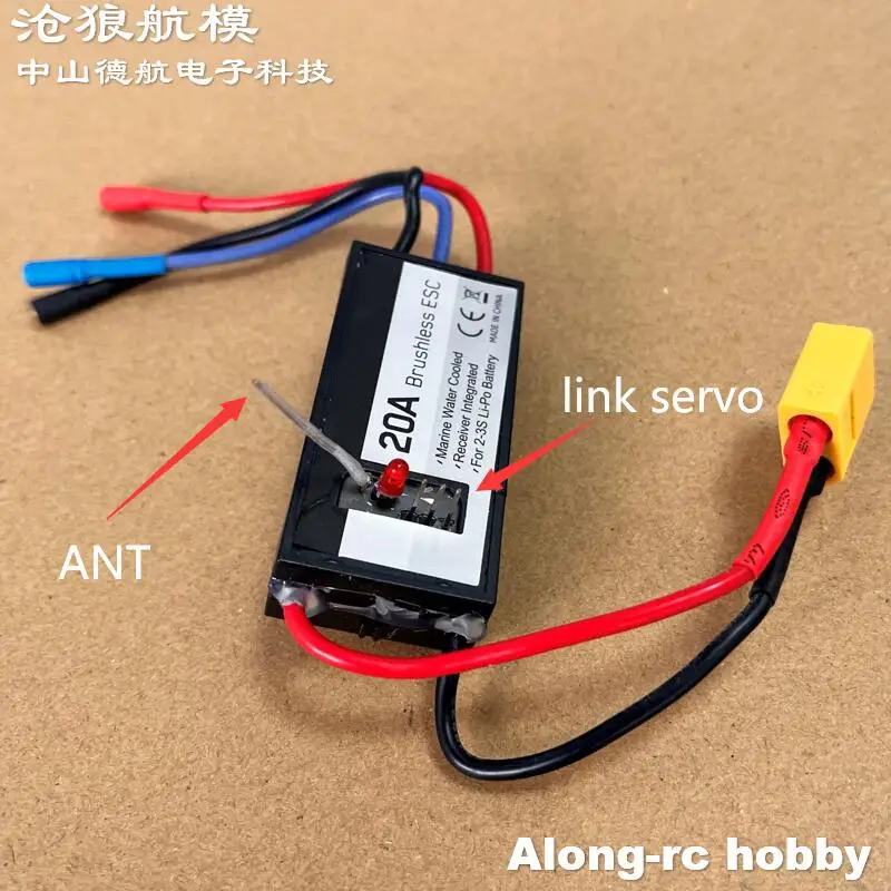 60A 40A 20A กันน้ำแบบไม่มีแปรงถ่านสำหรับเรือบังคับวิทยุพร้อมระบบระบายความร้อนด้วยน้ำ V798-3 V798-4 V792-2แรงดัน797-3 798-4P SR85