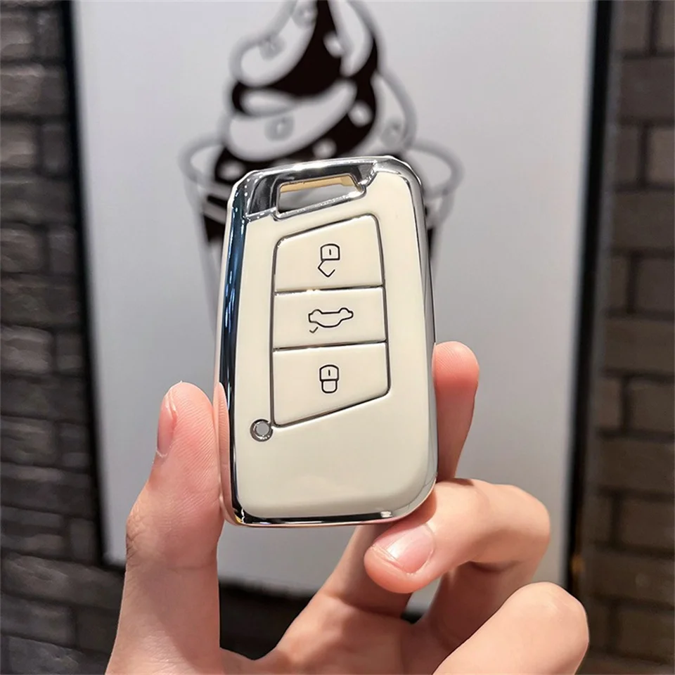 

Car key case for volkswagen vw magotan b8 wei lan polo 9n golf 4 3 5 6 6r 7 mk7 mk4 passat b5 b8 b7 b6 touran bora caddy tiguan