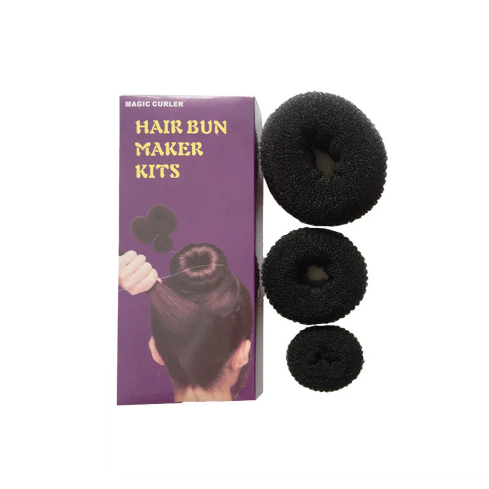 

1 set Bun Styling Tools Chignon Maker Bun Maker Chignon Coil Braiding Accessories Hair Styling Device Hair Tool Kit
