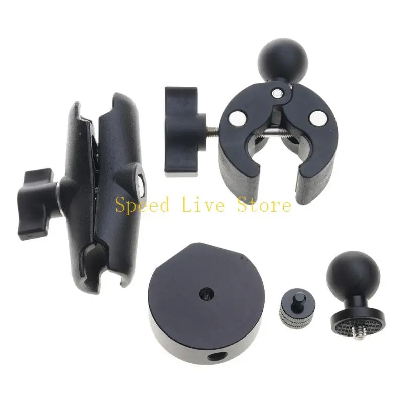 547C Aluminum Mount for Satellite Adjustable Clamp Bracket Clamp Mount For Campers Ladders Roof Rack Balcony