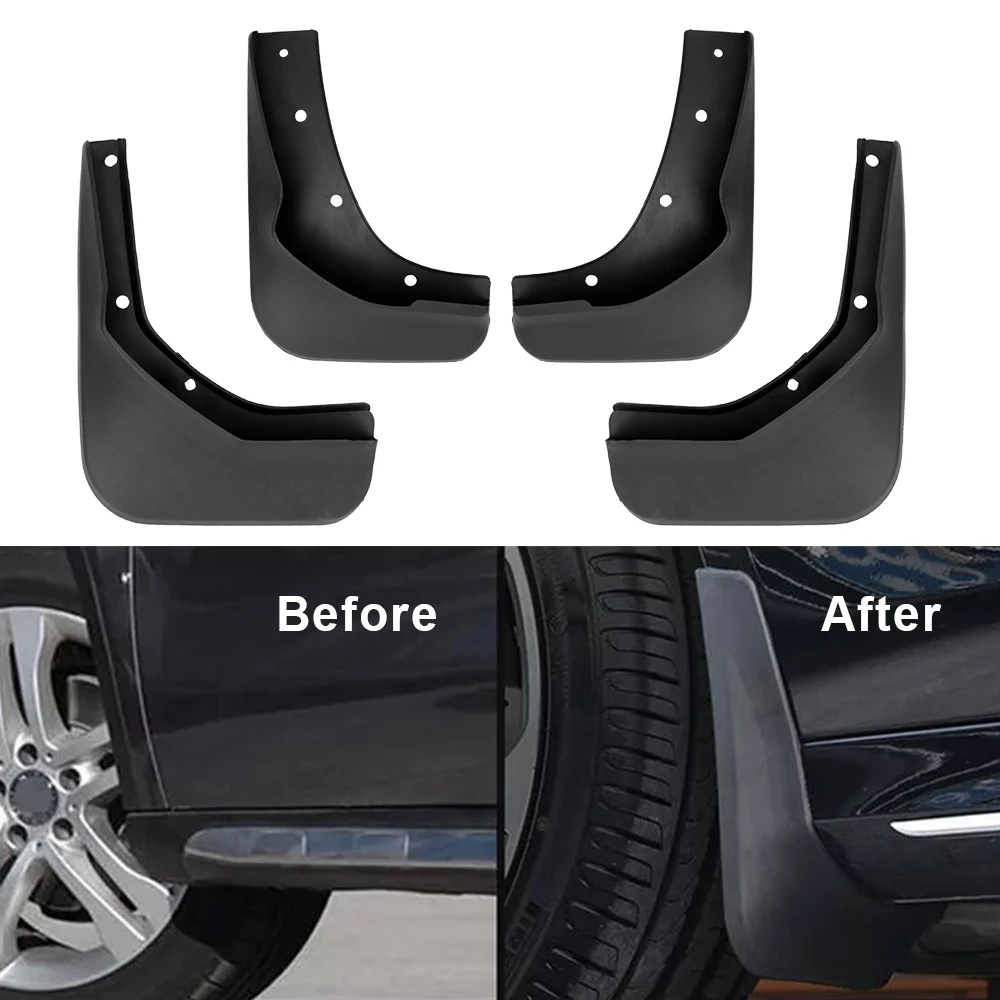 Car Accessories Mudguards Fender Splash Guards Front Rear Mud Flaps For Ford Kuga Escape 2013-2019 4pcs/set