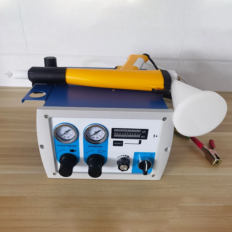 Lab Test Powder Coating Painting Machine Kit With Home Applicable Cup Powder Coating Spray Gun and 601 Painting Unit