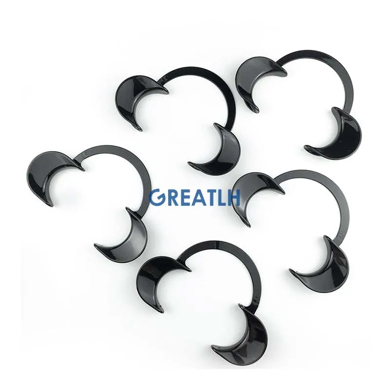 

10pcs /set Dental Orthodontic Mouth Opener C-Shape Intraoral Cheek Lip Retractor Spreader Black Dentistry Accessories