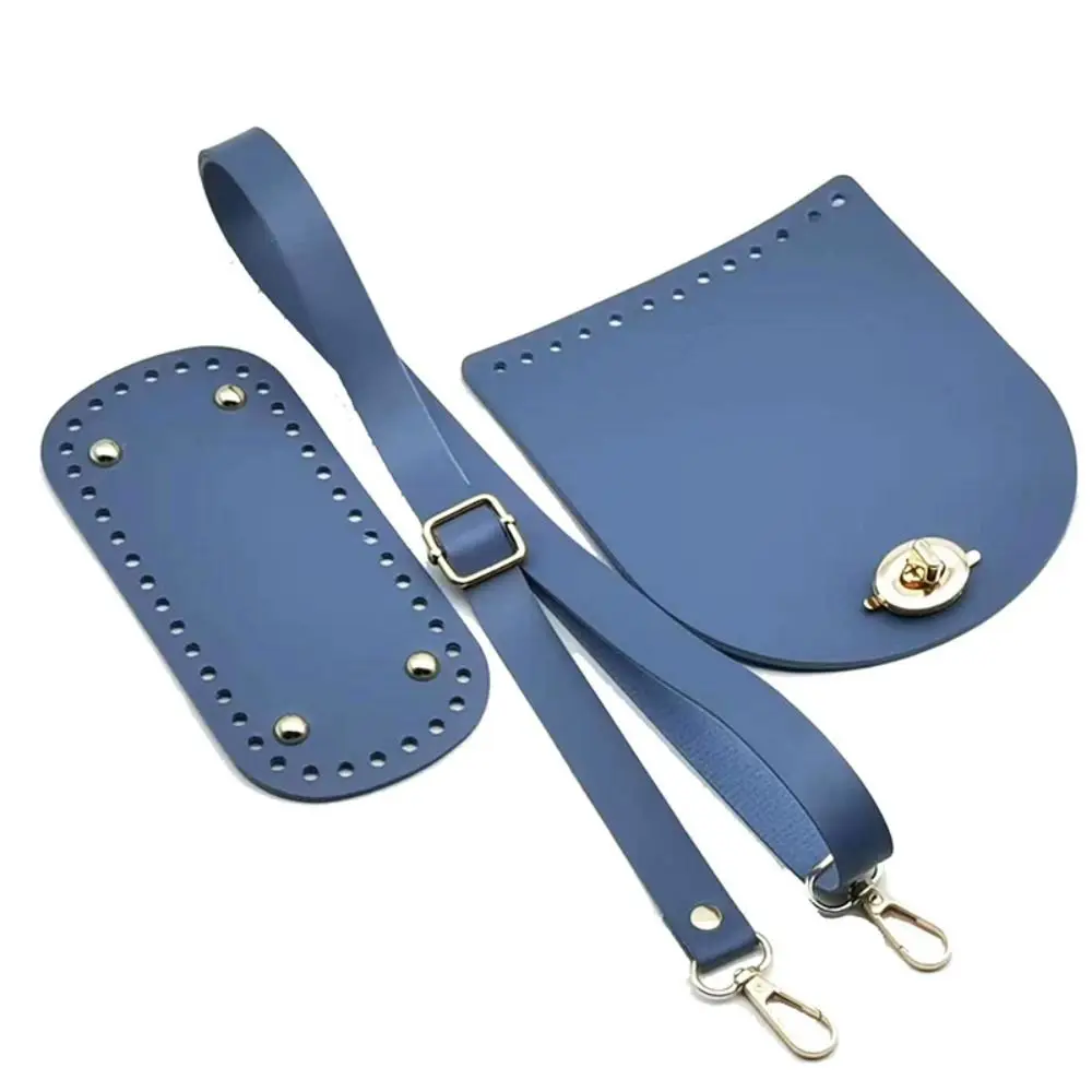 

Fashion Handmade Bag Strap PU Leather DIY Handbag Woven Replacement Adjustable Bag Bottoms for Shoulder Handbag
