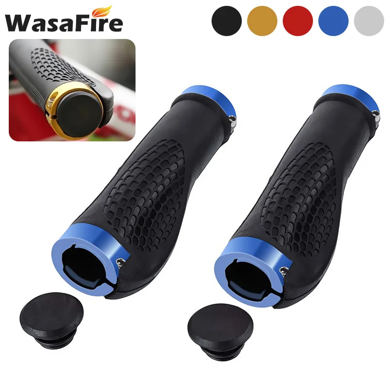 

1 Pair Bicycle Anti-Skid Handlebar Grips Rubber Handlebar Cover MTB Bike Handle Bar Grips Protector Cycling Accessories