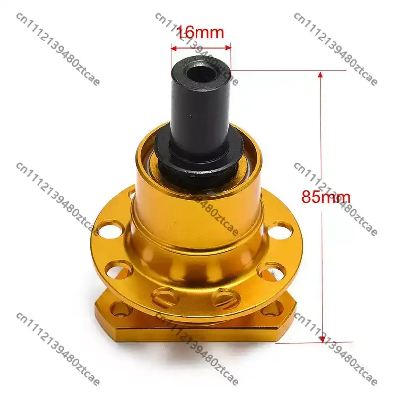 Slot‑Type 3‑Bolt Aluminum Alloy Steering Wheel Quick Release Base Height Spacer Adapter For RC Racing Off‑Road Model Car