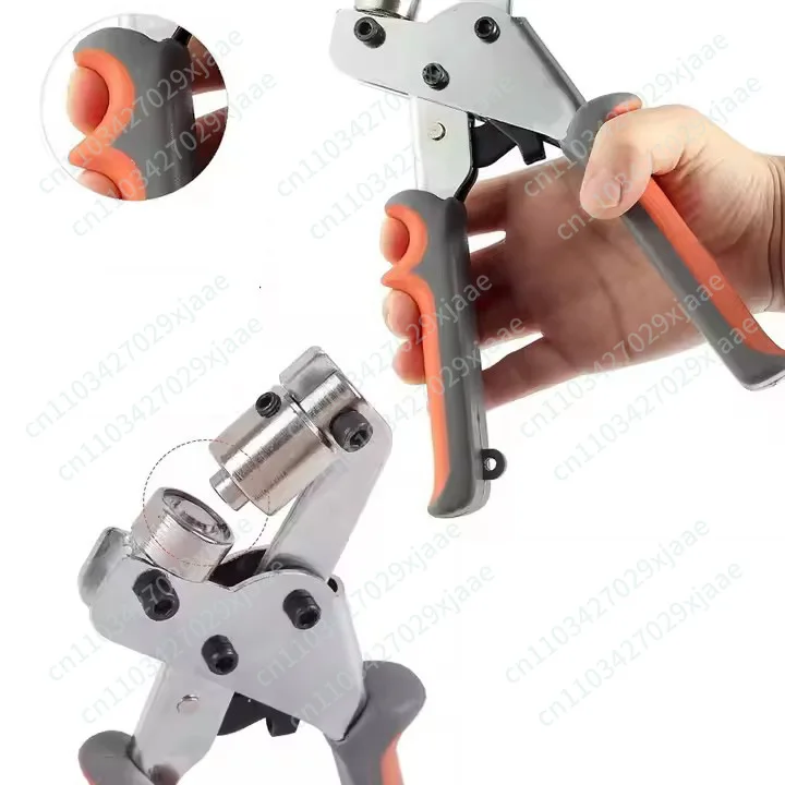10Mm Air Eye Hand Pressure Clamp Cable Ring Metal Cornhole Buckle Installation Tool Set