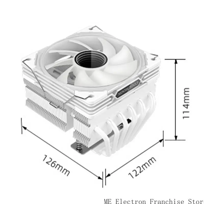 T5EA Argb 12 см. Вентилятор вниз по течению воздушных охладителей ЦП с 6 тепловой трубкой превосходной антигравитации медной для