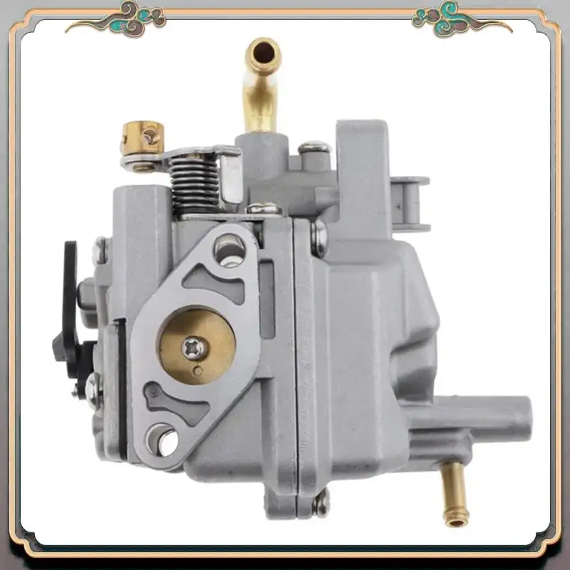 Confiable-1 Uds carburador marino conjunto de carburador plateado 69M-14301-10 69M-14301-00 69M-14301-11 para fueraborda Yamaha de 4 tiempos 2.6Hp F2.6
